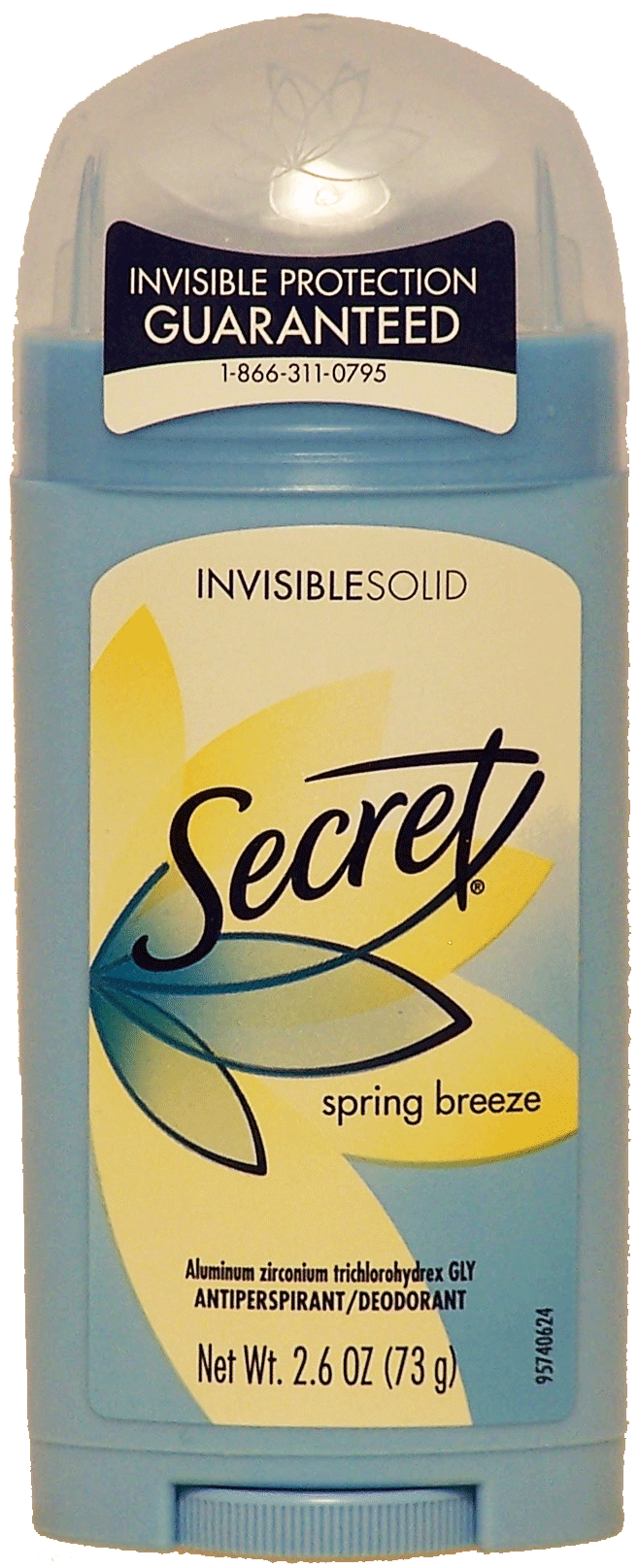 Secret  antiperspirant/deodorant, invisible solid, spring breeze scent Full-Size Picture